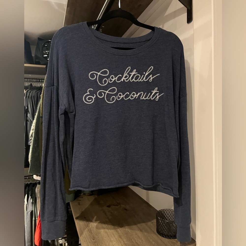 Cute Heathered Navy Sweatshirt